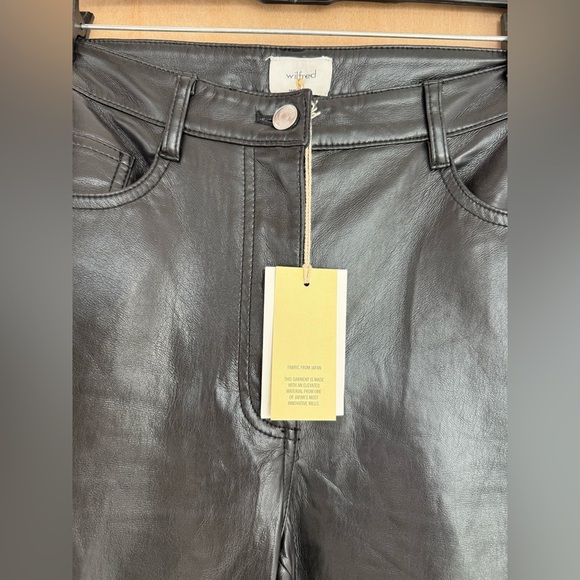 Wilfred Melina Black Vegan Leather Pant - Picture 13 of 15